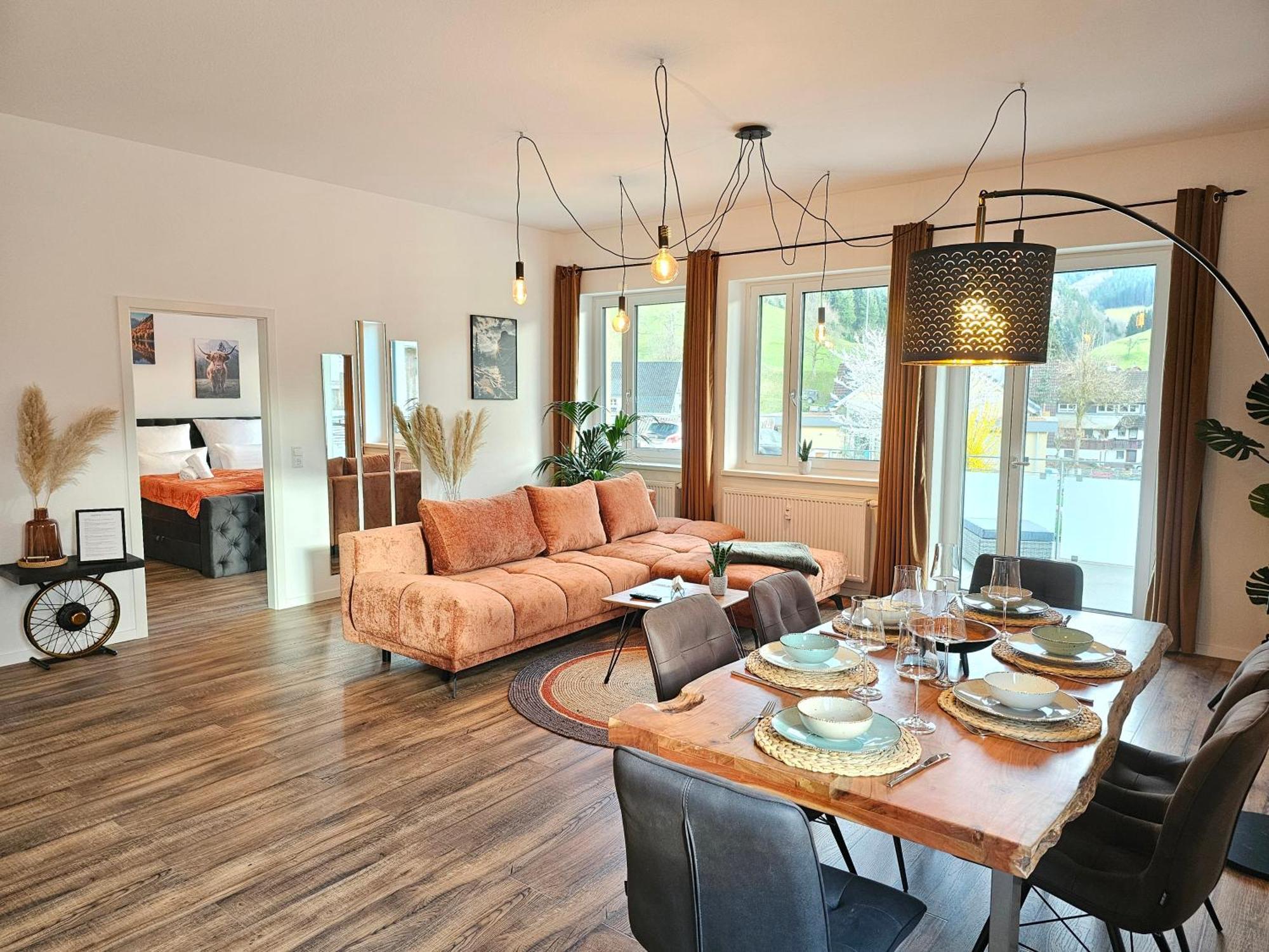 Design-Apartment I Black Forest I Boxspring I Nespresso I Spielplatz Oberharmersbach Buitenkant foto