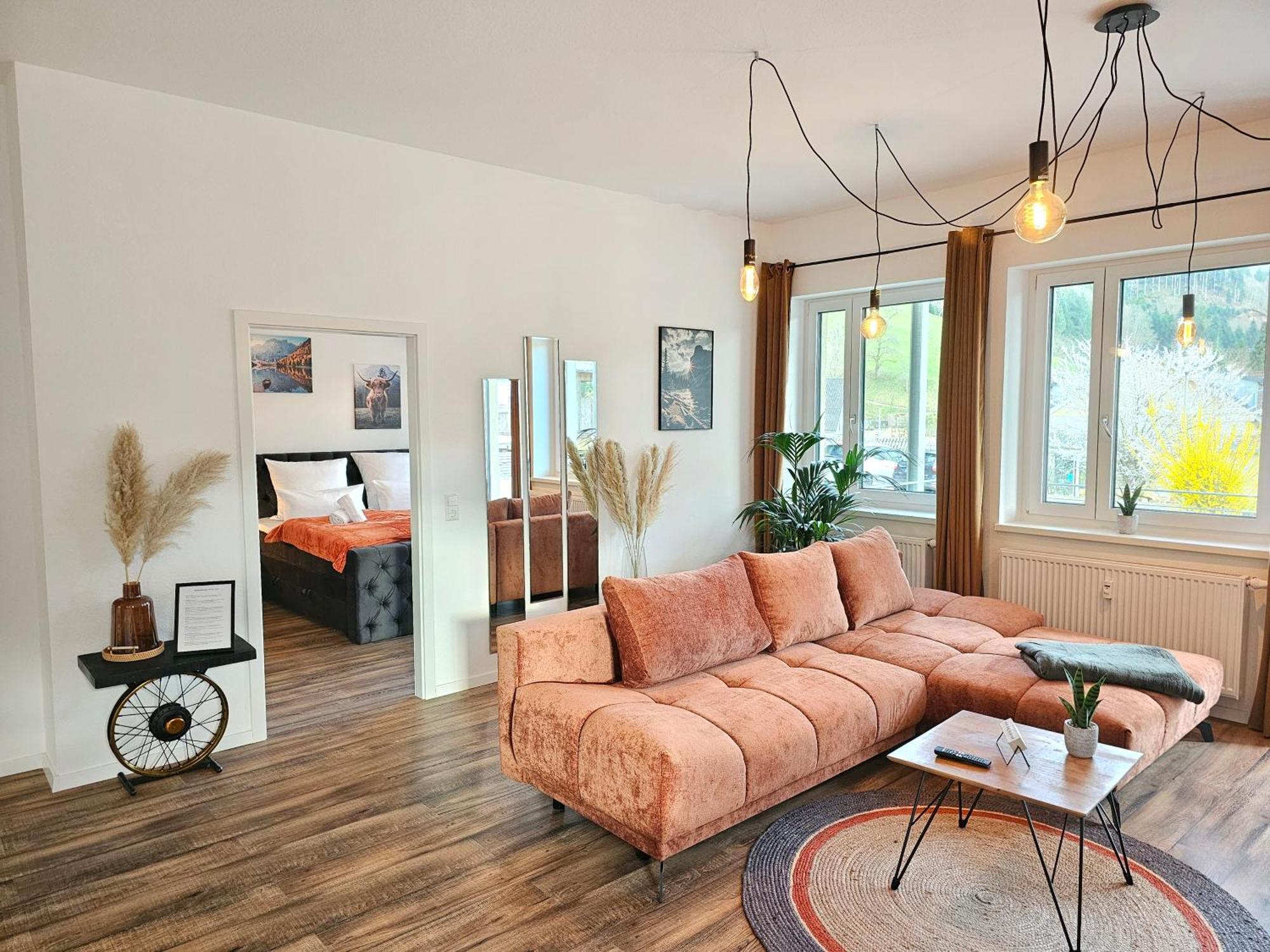 Design-Apartment I Black Forest I Boxspring I Nespresso I Spielplatz Oberharmersbach Buitenkant foto