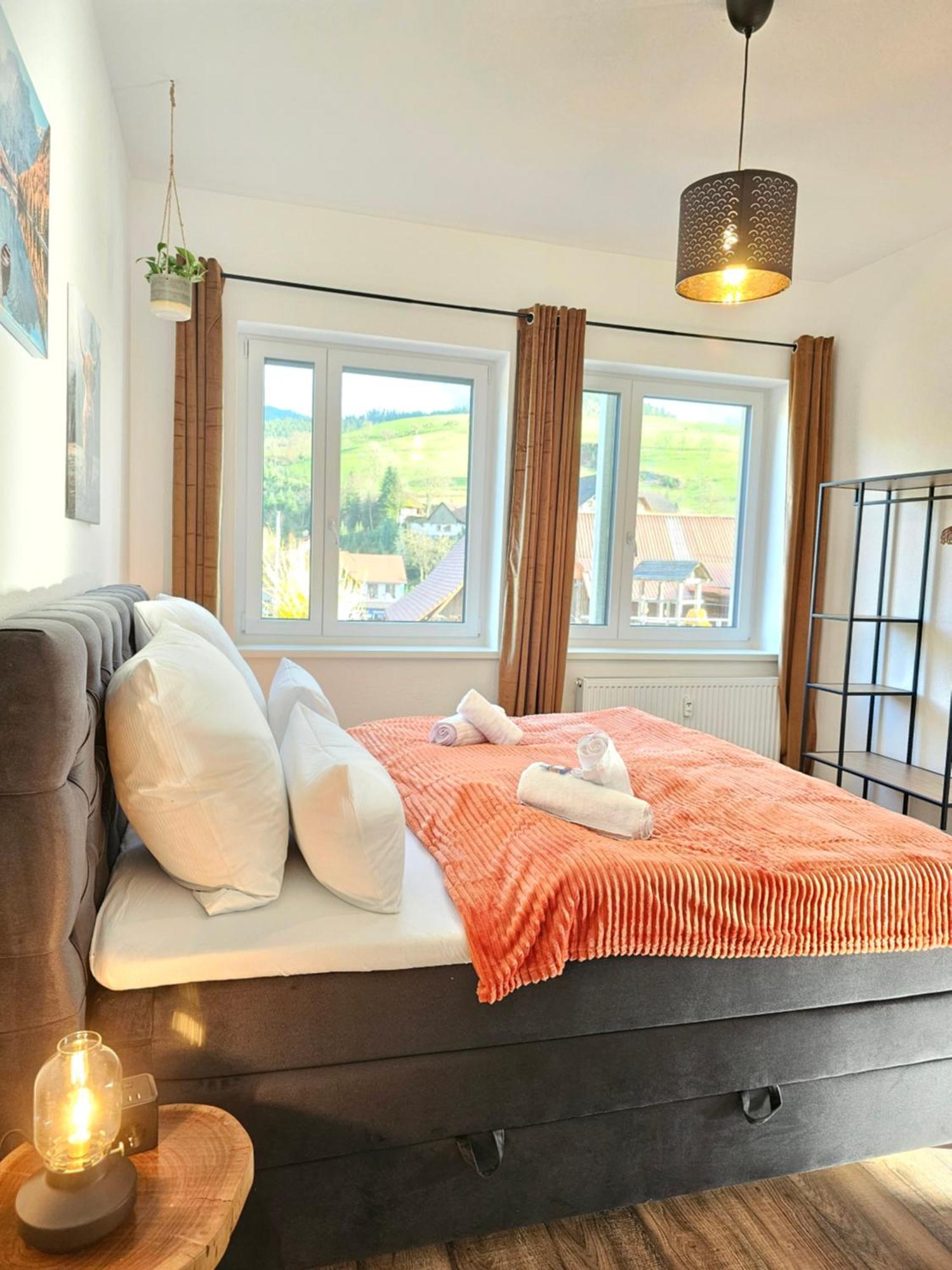 Design-Apartment I Black Forest I Boxspring I Nespresso I Spielplatz Oberharmersbach Buitenkant foto